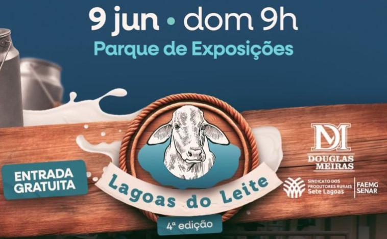 Sete Lagoas recebe 4ª edição do Lagoas do Leite com exposição de animais, torneio e shows