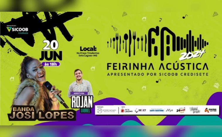 Feirinha Acústica em Sete Lagoas: 2ª edição acontece nesta quinta-feira (20) na Praça Tiradentes 
