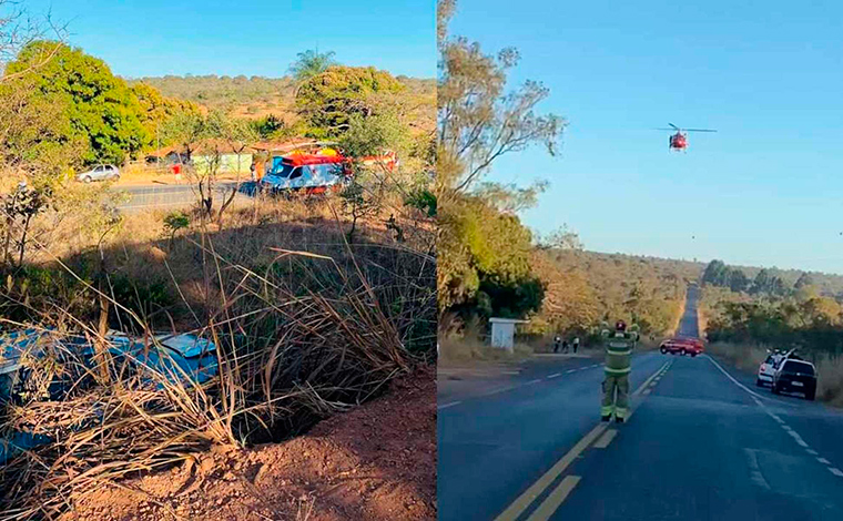 Sequência de tragédias: um morto e oito feridos em rodovia mineira