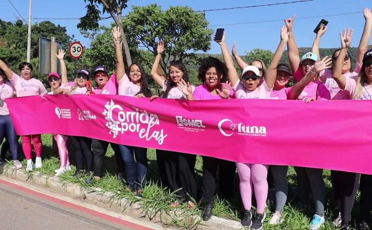 Corrida Por Elas: Sete Lagoas une força feminina em corrida pela vida e contra a violência