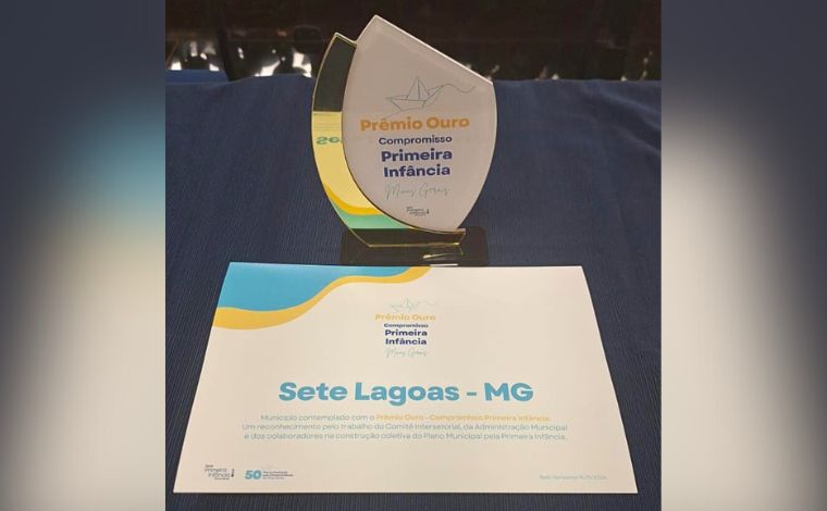 Sete Lagoas recebe Prêmio Ouro por aprovação do 1º Plano Municipal da Primeira Infância